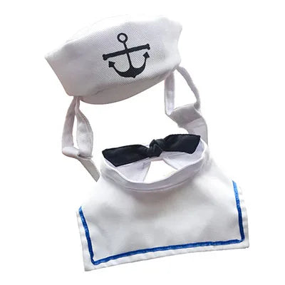 Funny Pet Cat Costumes Cat  Apparel Clothes For Halloween Christmas Cosplay Navy Sailor Costumes Jacket Cloak Dog Accessories