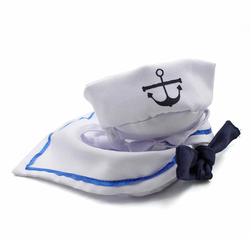 Funny Pet Cat Costumes Cat  Apparel Clothes For Halloween Christmas Cosplay Navy Sailor Costumes Jacket Cloak Dog Accessories