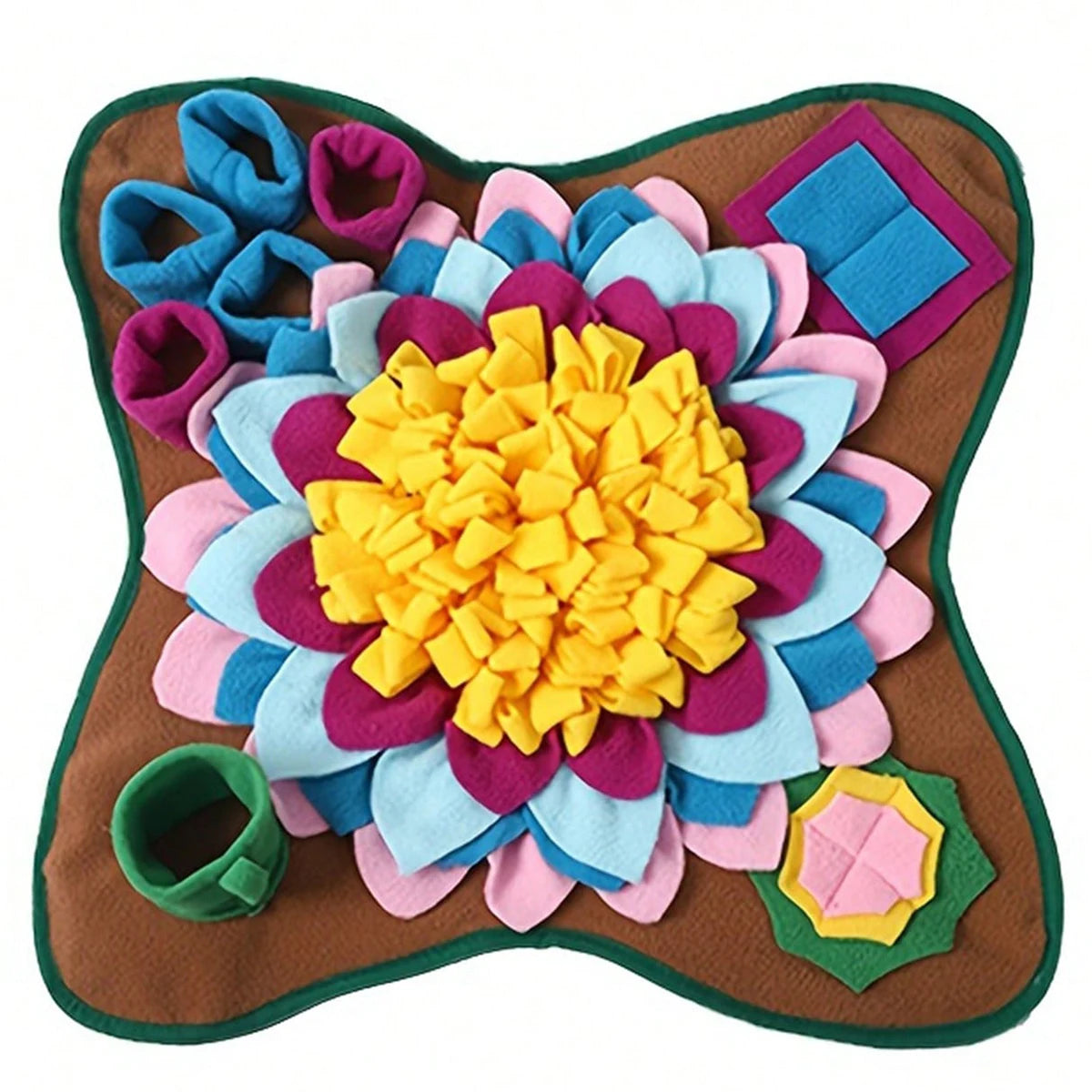 Pet Snuffle Mat for Dogs, Interactive Feed Puzzle for Boredom Comfort and Softness
