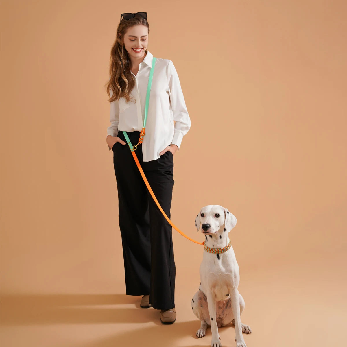 Dog Leashes Solid Durable And Super Tensile Force Dog Rope Colorful Multifunctional Luxury Handmade Leash For Medium Large Dogs