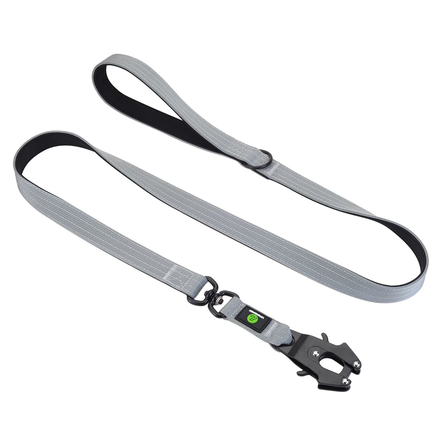 Leash Tactical Dog Collar, Military Adjustable Durable Training Nylon Shepard Metal Buckle Pet Large Dog Harness Set Pet Dog