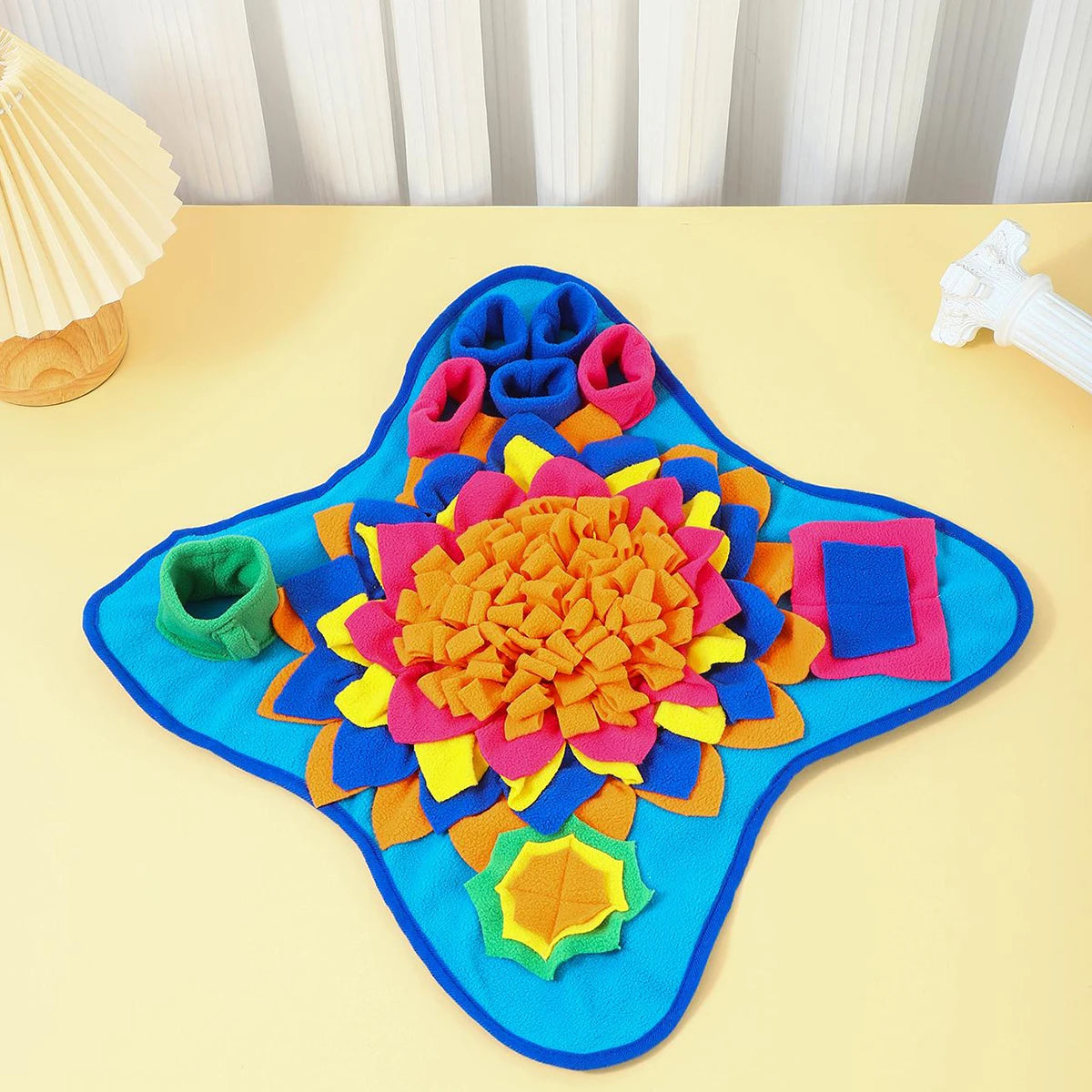 Pet Snuffle Mat for Dogs, Interactive Feed Puzzle for Boredom Comfort and Softness