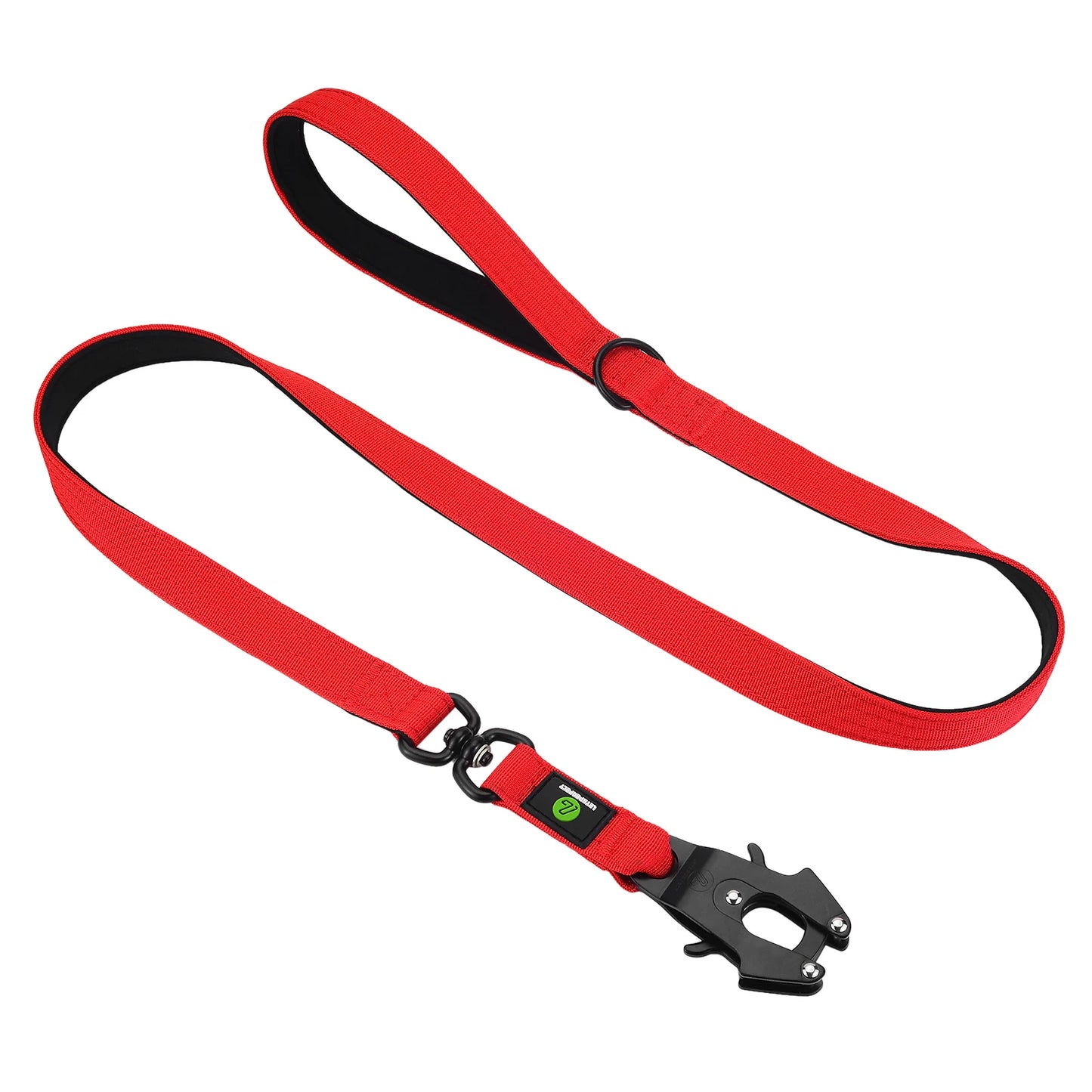 Leash Tactical Dog Collar, Military Adjustable Durable Training Nylon Shepard Metal Buckle Pet Large Dog Harness Set Pet Dog