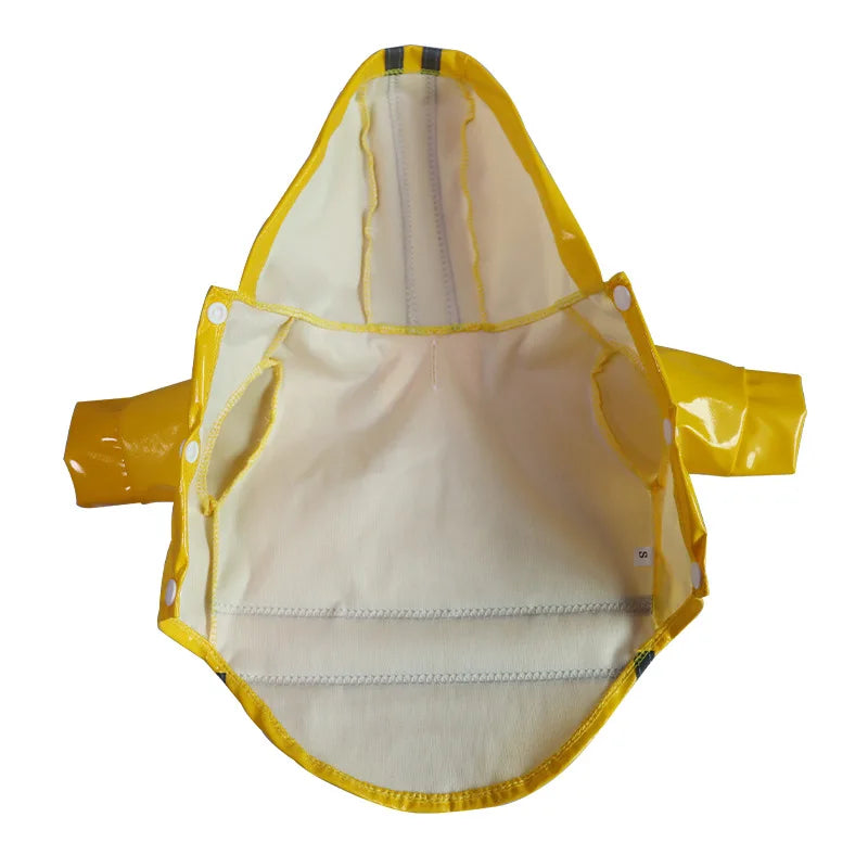 Summer Outdoor Puppy Pet Rain Coat S-XL Hoody Waterproof Jackets PU Raincoat for Dogs Cats Apparel Clothes Wholesale